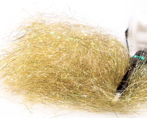 Baitfish ULTRA Sparkle Dubbing, Light Golden Olive UVR / 22 Baitfish ULTRA Sparkle Dubbing, Light Golden Olive UVR / 22